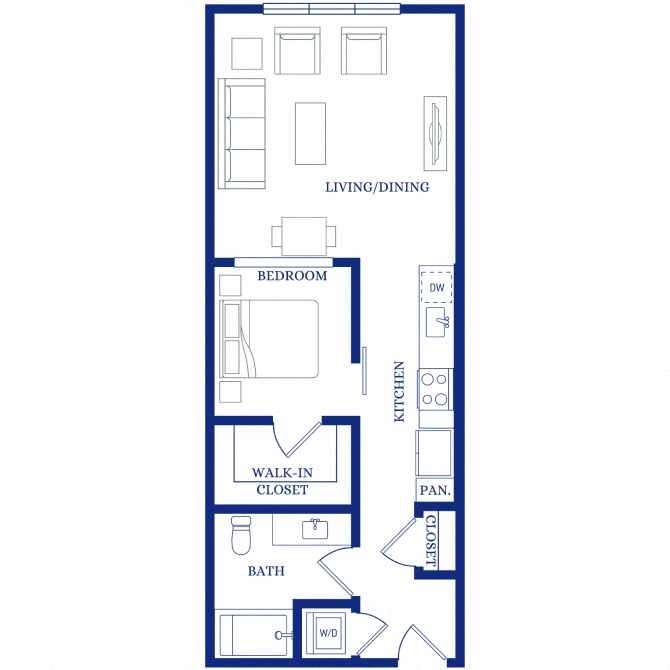 Floor plan layout diagram for A6L
